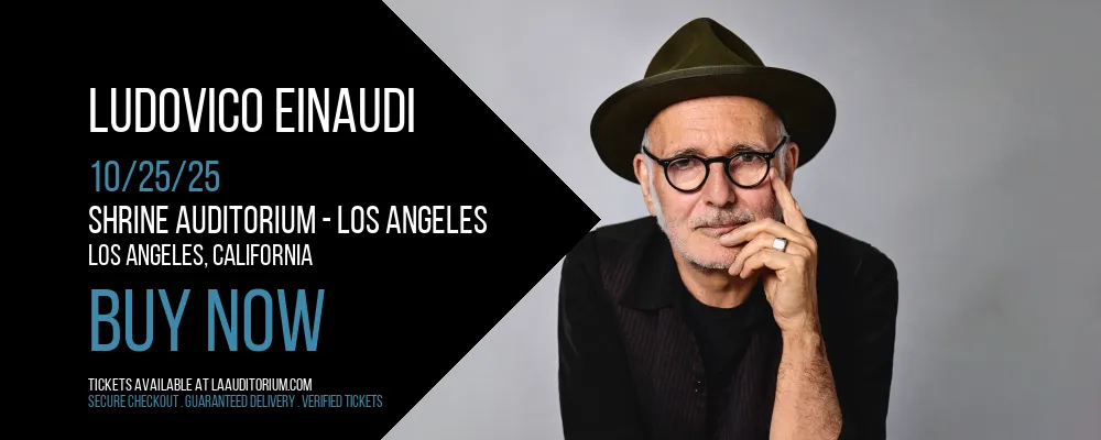 Ludovico Einaudi at Shrine Auditorium